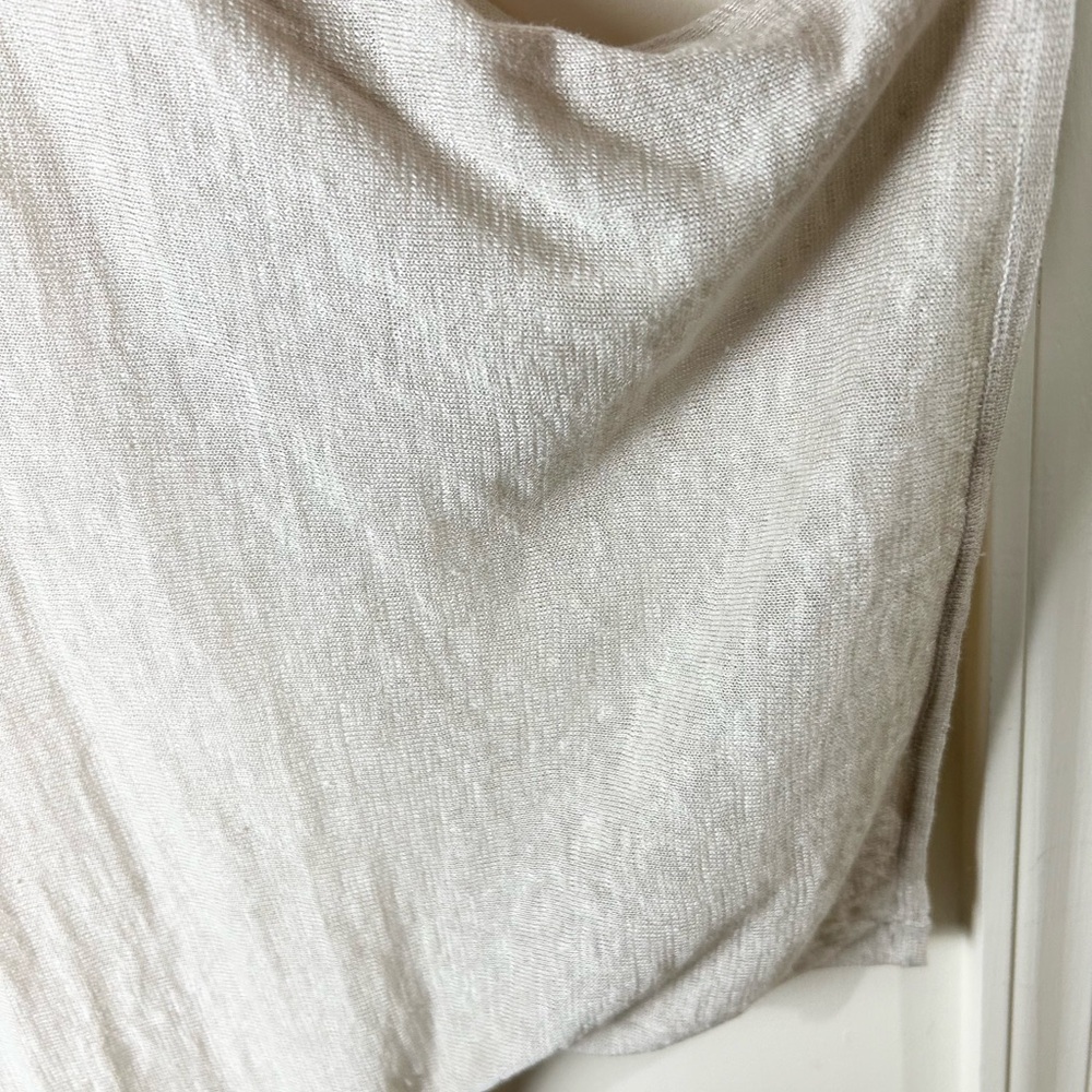 Eileen Fisher Dolman 3/4 Sleeve Top Women’s XL LINEN Oversized Sparkly Mature - Picture 5 of 11
